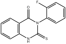 3-(2-Fluorophenyl)-2-thioxo-2,3-dihydroquinazolin-4(1H)-one Structure