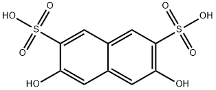 3,6-Dihydroxy-2,7-naphthalenedisulfonic acid Struktur