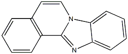 benzimidazo(2,1-a)isoquinoline 结构式