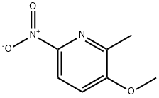 3-Methoxy-6-Nitro-2-Picoline Struktur