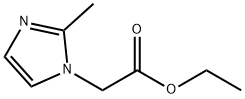 2-(2-甲基咪唑-1-基)乙酸乙酯 结构式