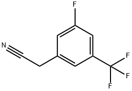 3-FLUORO-5-(TRIFLUOROMETHYL)PHENYLACETONITRILE Structure
