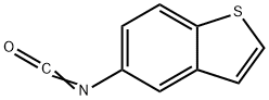 イソシアン酸1-ベンゾチオフェン-5-イル 化学構造式