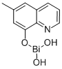 ジヒドロキシ[(6-メチルキノリン-8-イル)オキシ]ビスムチン 化学構造式
