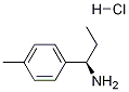(R)-1-对甲苯丙烷-1-胺,239105-47-6,结构式