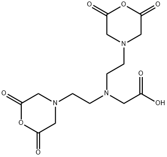 DIETHYLENETRIAMINEPENTAACETIC DIANHYDRIDE Structure