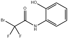 2-ブロモ-2,2-ジフルオロ-N-(2-ヒドロキシフェニル)アセトアミド 化学構造式