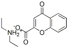 4-옥소-4H-1-벤조피란-2-카복실산, 디에틸아민(1:1) 화합물