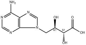 4-(9-ADENYL)-D-ERYTHRO-2,3-DIHYDROXYBUTYRIC ACID Structure