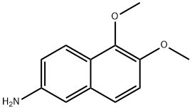 5,6-Dimethoxy-2-naphthalenamine 结构式
