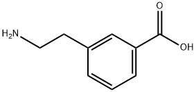 3-(2-AMINOETHYL)BENZOIC ACID Structure