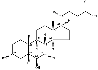 2393-58-0 3α,6β,7α-トリヒドロキシ-5β-コラン-24-酸