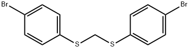 メチレンビス(4-ブロモフェニルスルフィド) 化学構造式