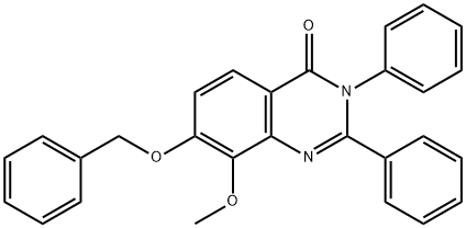 4(3H)-Quinazolinone,  7-(benzyloxy)-8-methoxy-2,3-diphenyl-  (8CI) Structure