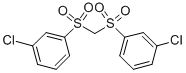 BIS(3-CHLOROPHENYLSULPHONYL)METHANE Struktur