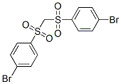 Bis(4-bromophenylsulfonyl)methane Struktur