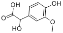 4－羟基－3－甲氧基苦杏仁酸,2394-20-9,结构式