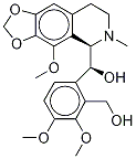 [S-(R*,S*)]-3,4-dimethoxy-alpha1-(5,6,7,8-tetrahydro-4-methoxy-6-methyl-1,3-dioxolo[4,5-g]isoquinolin-5-yl)-o-xylene-alpha,alpha'-diol Struktur