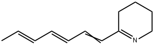 2-[(1E,3E,5E)-ヘプタ-1,3,5-トリエニル]-3,4,5,6-テトラヒドロピリジン 化学構造式