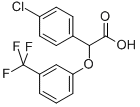 4-CHLOROPHENYL-[3-(TRIFLUOROMETHYL)PHENOXY]ACETIC ACID Structure