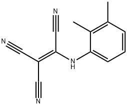 2-(2,3-Xylidino)-1,1,2-ethenetricarbonitrile 结构式