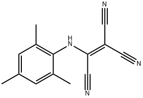 2-(2,4,6-Trimethylanilino)-1,1,2-ethenetricarbonitrile Struktur
