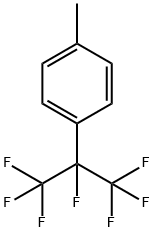 4-(ヘプタフルオロイソプロピル)トルエン 化学構造式