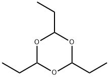 2,4,6-トリエチル-1,3,5-トリオキサン 化学構造式
