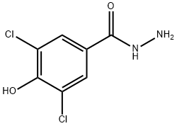 3,5-DICHLORO-4-HYDROXYBENZOHYDRAZIDE Structure