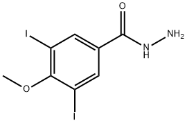 3,5-DIIODO-4-METHOXYBENZHYDRAZIDE Struktur