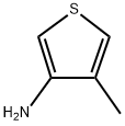 4-甲基-3-噻吩胺 结构式