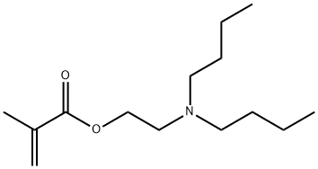 2-(dibutylamino)ethyl methacrylate Struktur