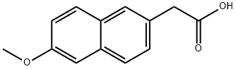 6-メトキシナフタレン-2-酢酸 化学構造式