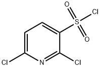 2,6-二氯吡啶-3-磺酰氯 结构式
