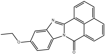 11-乙氧基-7H-苯并咪唑并[2,1-A]苯并[DE]异喹啉-7-酮, 23986-04-1, 结构式