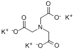 N,N-二(羧甲基)甘氨酸三钾盐,2399-85-1,结构式