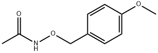 Acetamide, N-((4-methoxyphenyl)methoxy)- Structure