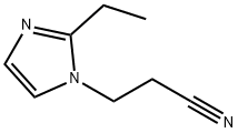 1-シアノエチル-2-メチルイミダゾ-ル 化学構造式