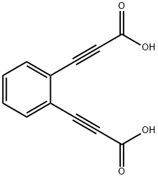 1,2-Benzenedi(propynoic acid) Structure