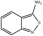 2,1-ベンゾチアゾール-3-アミン 化学構造式