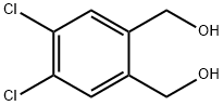 4,5-ジクロロ-1,2-ベンゼンジメタノール 化学構造式