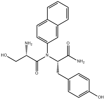 SER-TYR BETA-NAPHTHYLAMIDE Structure