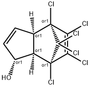 4β,5,6,7β,8,8-ヘキサクロロ-3aα,4,7,7aα-テトラヒドロ-4,7-メタノ-1H-インデン-1α-オール