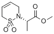 2H-1,2-THIAZINE-2-ACETIC ACID, 3,6-DIHYDRO-ALPHA-METHYL-, METHYL ESTER, 1,1-DIOXIDE, (ALPHAS), 240115-55-3, 结构式
