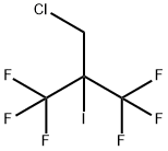 3-クロロ-2-(トリフルオロメチル)-2-ヨード-1,1,1-トリフルオロプロパン 化学構造式