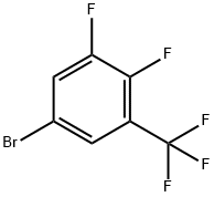 5-BROMO-1,2-DIFLUORO-3-TRIFLUOROMETHYL-BENZENE Structure