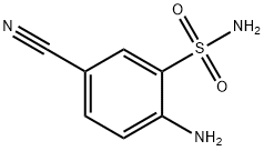 Benzenesulfonamide, 2-amino-5-cyano- (9CI) Struktur