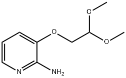 Acetaldehyde, [(2-amino-3-pyridyl)oxy]-, dimethyl acetal (8CI) Struktur