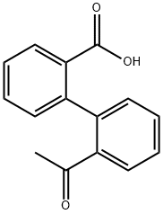 2'-acetyl[1,1'-biphenyl]-2-carboxylic acid Structure
