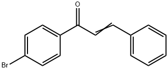 (2E)-1-(4-bromophenyl)-3-phenylprop-2-en-1-one Struktur